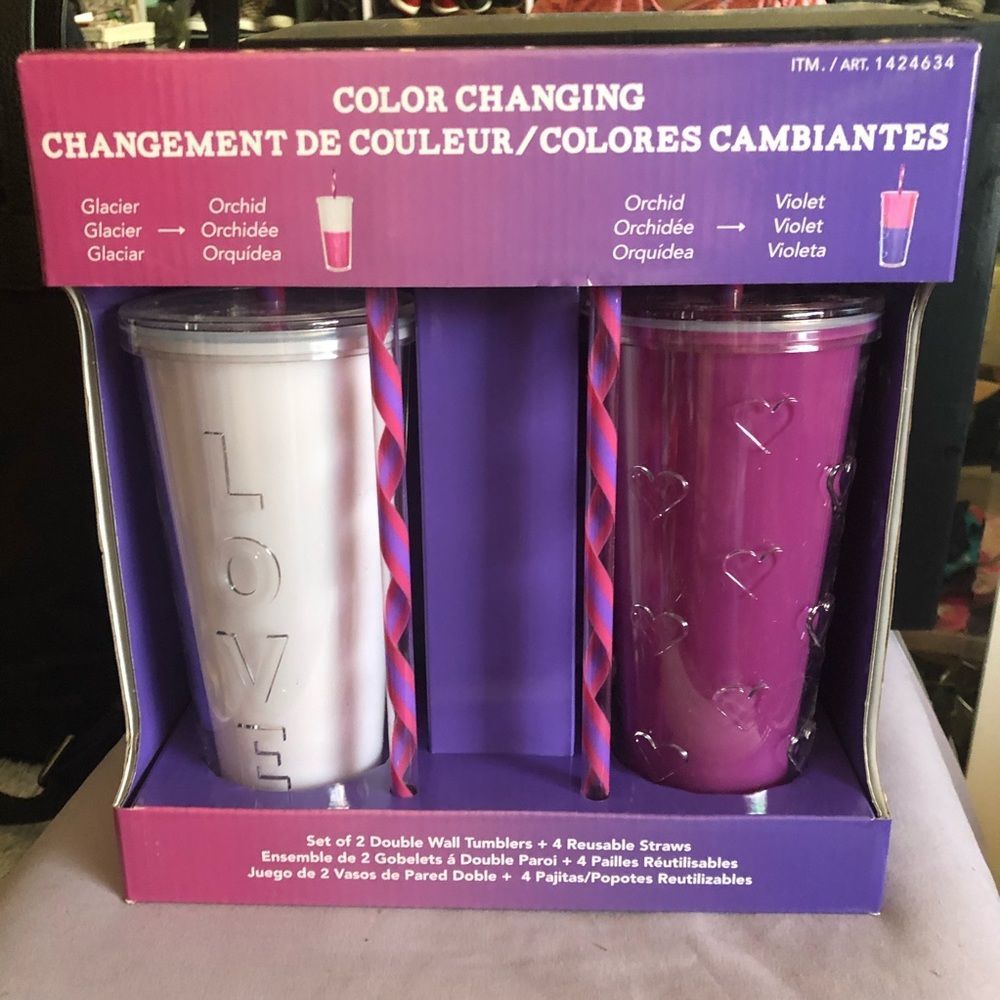 Parker lane colour changing  tumblers